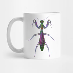 Purple Neon Mantis Mug